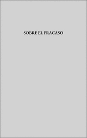 SOBRE EL FRACASO