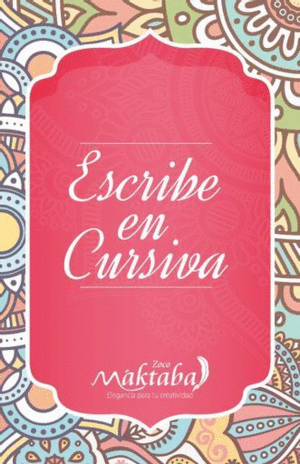 ESCRIBE EN CURSIVA