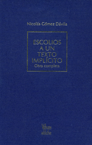 ESCOLIOS A UN TEXTO IMPLICITO 6 TOMOS